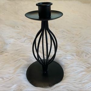Black Candle Holder